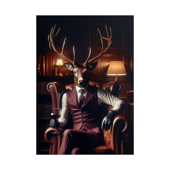 Deer Elegantly Attired Poster - Image 11