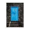 101894-150.jpg Blue Old Doors Poster