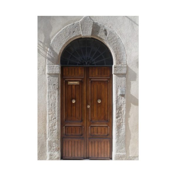 101894-155.jpg Arched Wooden Door, Architecture Poster