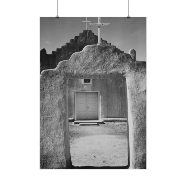 101894-166.jpg Church, Taos Poster