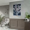 101894-24.jpg Coral Against a Dark Blue Background Poster
