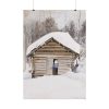 101894-31.jpg Old Woman at the Sauna Door Poster