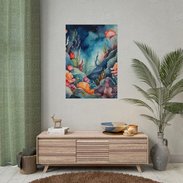 101894-48.jpg Watercolor Deep Sea Art Print Poster