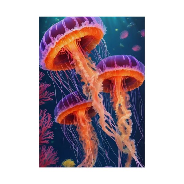 Jellyfish Fantasy Underwater Poster