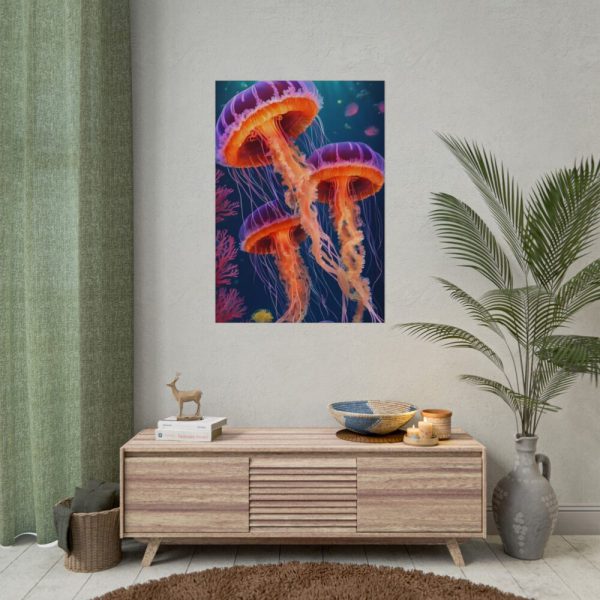 Jellyfish Fantasy Underwater Poster