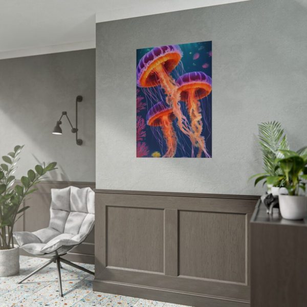 Jellyfish Fantasy Underwater Poster