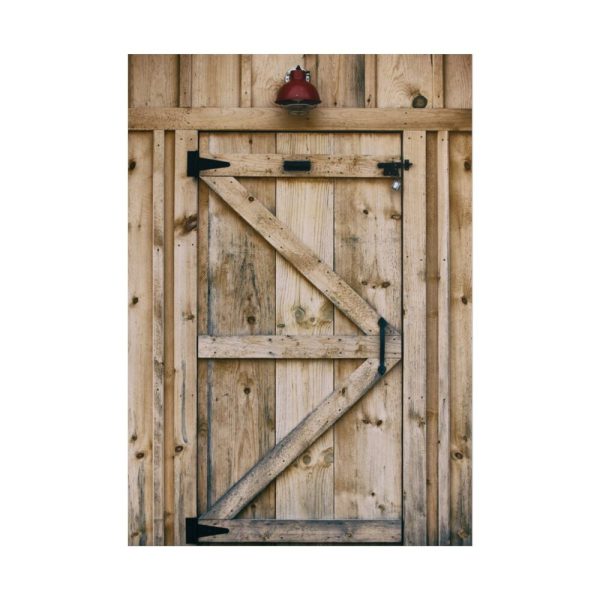 101894-65.jpg A Wooden Barn Door Poster