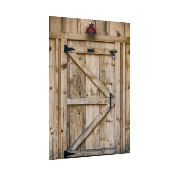 101894-67.jpg A Wooden Barn Door Poster