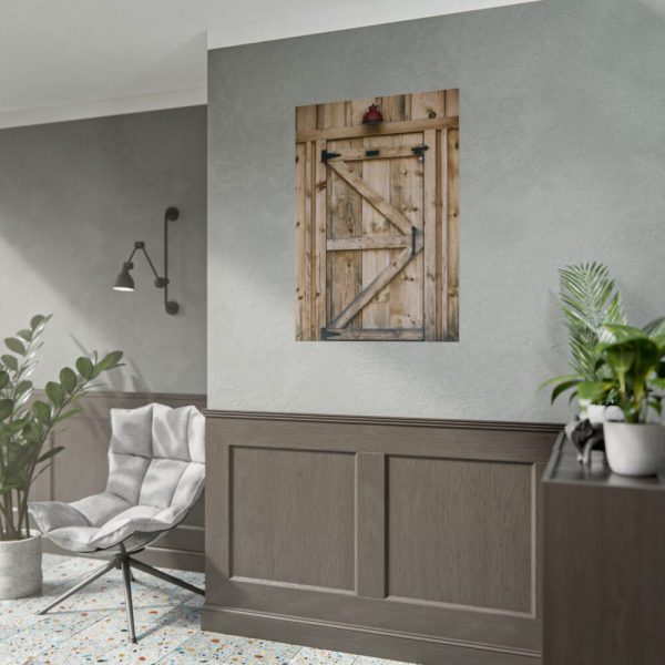101894-69.jpg A Wooden Barn Door Poster