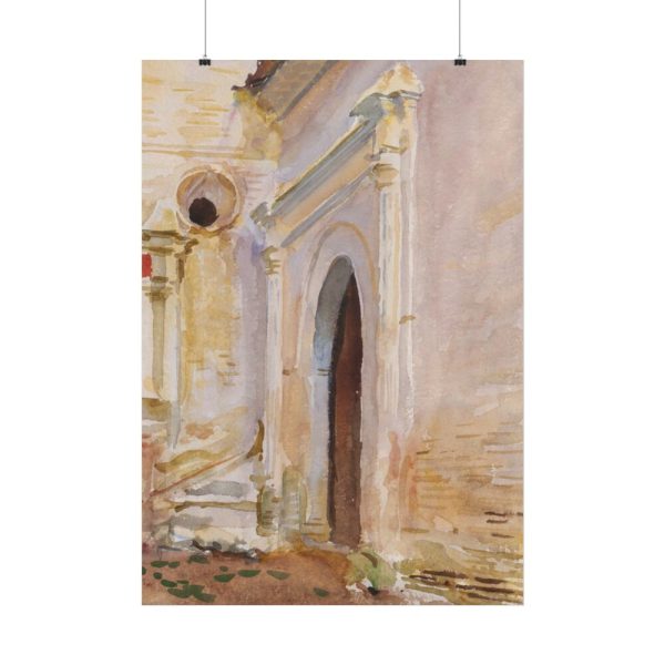 101894-76.jpg Arched Doorway by John Singer Sargent Poster