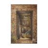 82237-13.jpg Brick Wall with Open Door and Shovel by Elizabeth Murray Standard Canvas