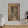 82237-14.jpg Brick Wall with Open Door and Shovel by Elizabeth Murray Standard Canvas