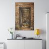 82237-15.jpg Brick Wall with Open Door and Shovel by Elizabeth Murray Standard Canvas