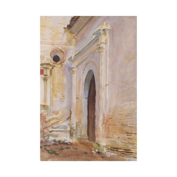 82237-17.jpg Arched Doorway by John Singer Sargent Standard Canvas