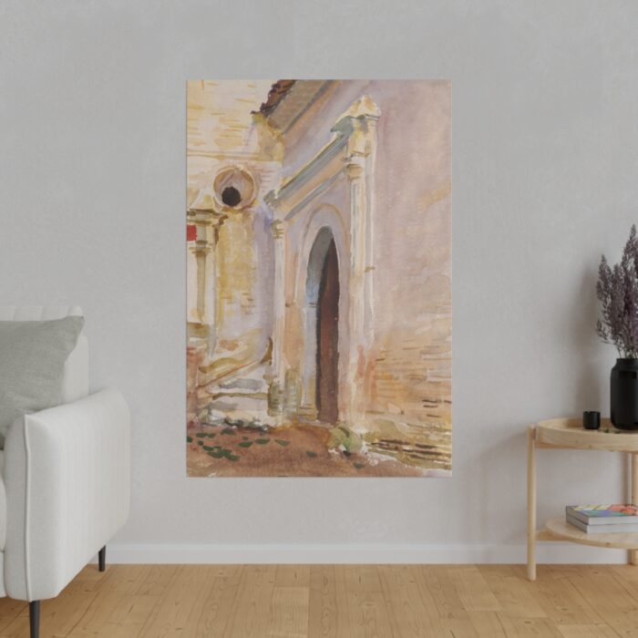 Arched Doorway by John Singer Sargent Standard Canvas - Image 3