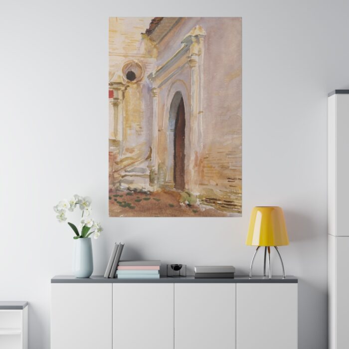 Arched Doorway by John Singer Sargent Standard Canvas - Image 4