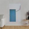 82237-26.jpg Blue Door at Santorini, Greece Standard Canvas