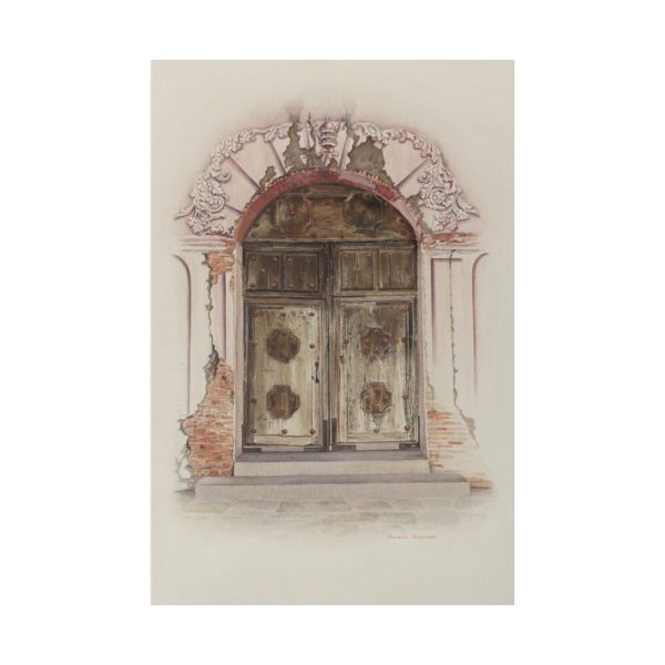 82237-29.jpg Doorway and Wall Painting by Juanita Donahoo Standard Canvas
