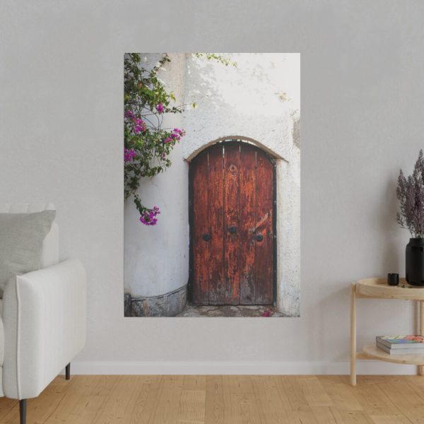 82237-38.jpg House With Pink Flowers Standard Canvas