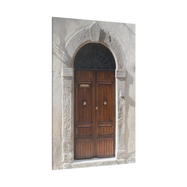 82237-44.jpg Arched Wooden Door, Architecture Standard Canvas