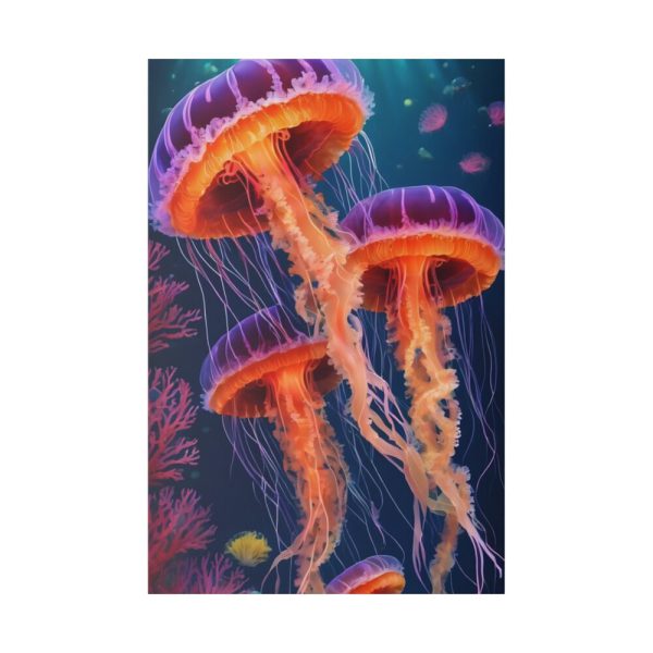 Jellyfish Fantasy Underwater Standard Canvas