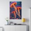 Jellyfish Fantasy Underwater Standard Canvas