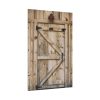 82237-8.jpg A Wooden Barn Door Standard Canvas