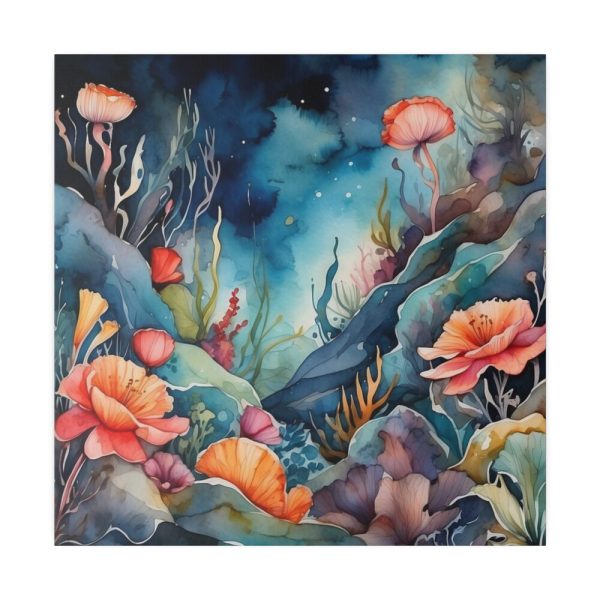 82240-1.jpg Watercolor Deep Sea Art Print Standard Canvas