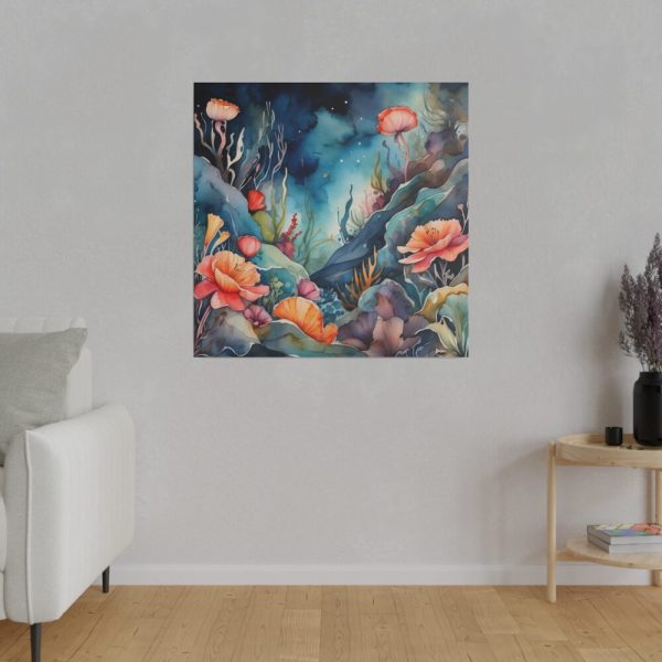 82240-2.jpg Watercolor Deep Sea Art Print Standard Canvas