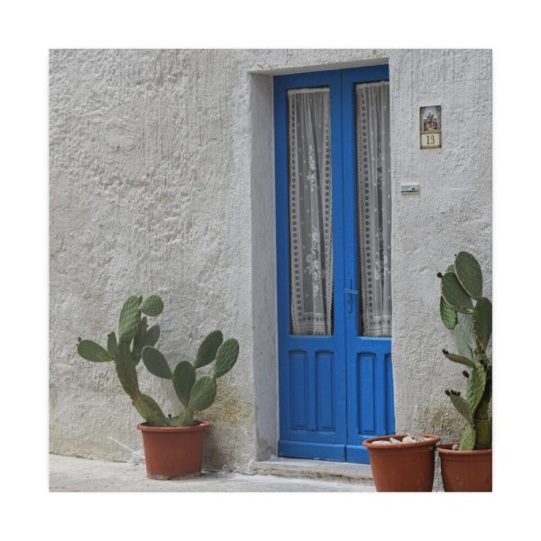 82240-21.jpg Old Blue Door Standard Canvas