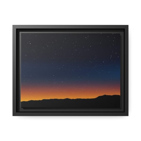 88280-20.jpg Stars in Night Sky Framed Canvas