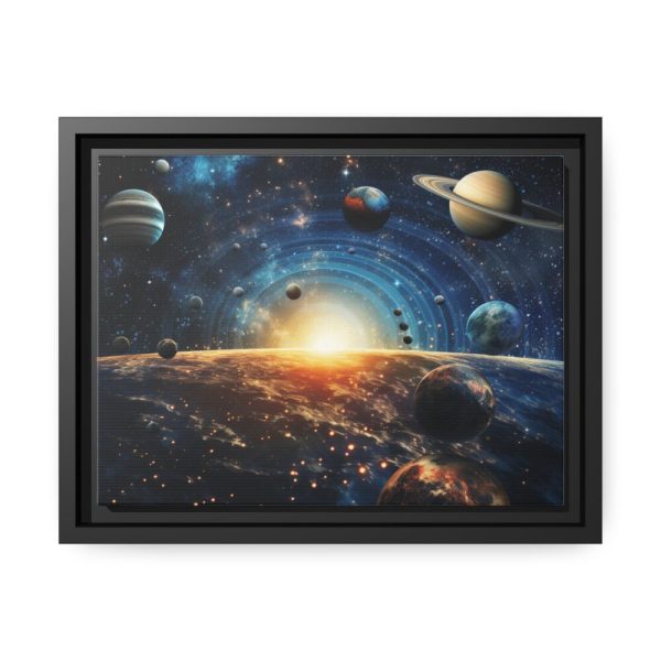 88280-25.jpg Illustration of Cosmos Framed Canvas