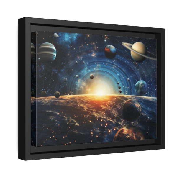 88280-26.jpg Illustration of Cosmos Framed Canvas