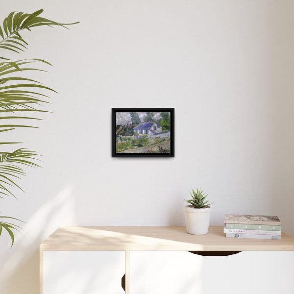 88280-3.jpg Vincent van Gogh's Houses at Auvers Framed Canvas