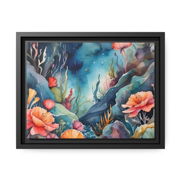 88280-5.jpg Watercolor Deep Sea Art Print Framed Canvas