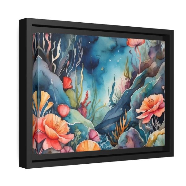 88280-6.jpg Watercolor Deep Sea Art Print Framed Canvas