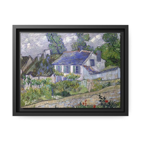 88280.jpg Vincent van Gogh's Houses at Auvers Framed Canvas
