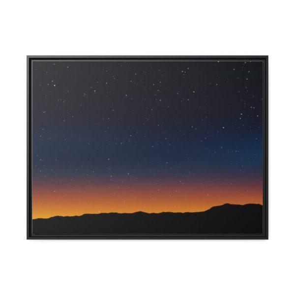 88288-1.jpg Stars in Night Sky Framed Canvas