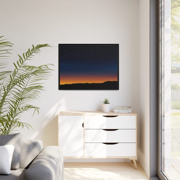 88288-3.jpg Stars in Night Sky Framed Canvas