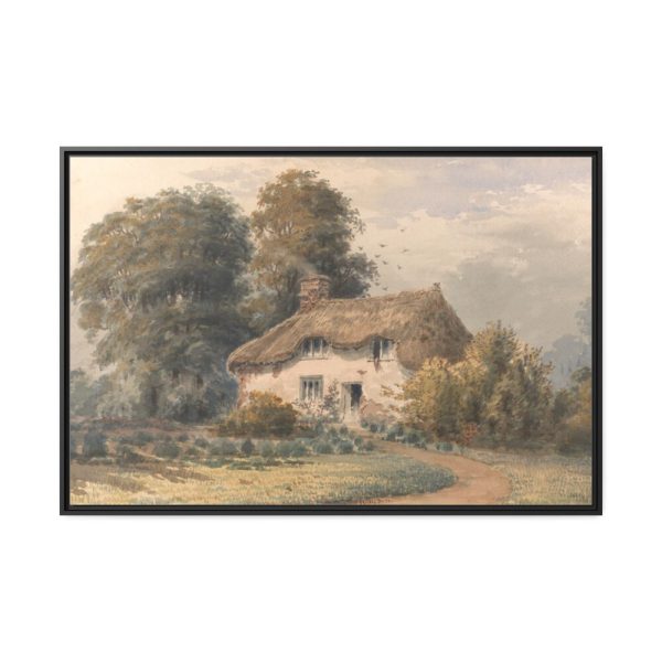 88289-1.jpg Country Cottage Framed Canvas