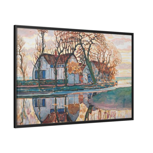 88289-110.jpg Farm near Duivendrecht by Piet Mondrian Framed Canvas