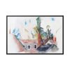 Rooftops and Trees by Charles Demuth Framed Canvas