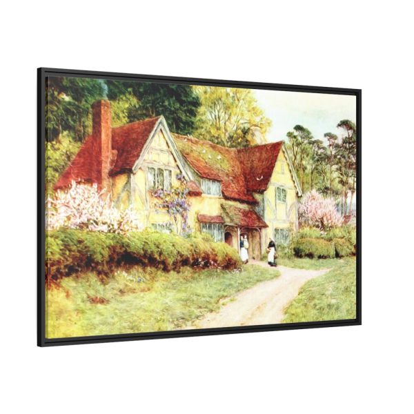 88289-125.jpg Country Cottage II Framed Canvas