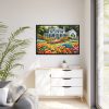 88289-143.jpg Country Cottage Garden Framed Canvas