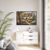 Rustic Vintage Cottage Framed Canvas