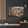 Rustic Vintage Cottage Framed Canvas
