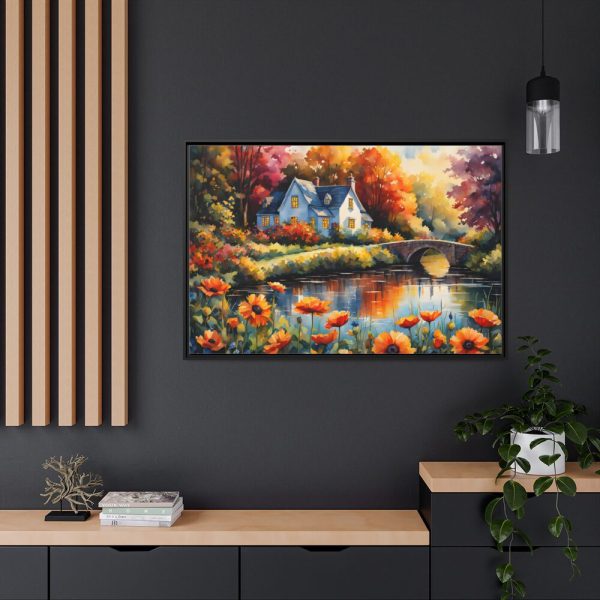 88289-154.jpg Riverside Cottage Framed Canvas