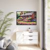 88289-158.jpg Cottage Garden Pink Flowers Framed Canvas