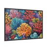 Coral Illustration Framed Canvas