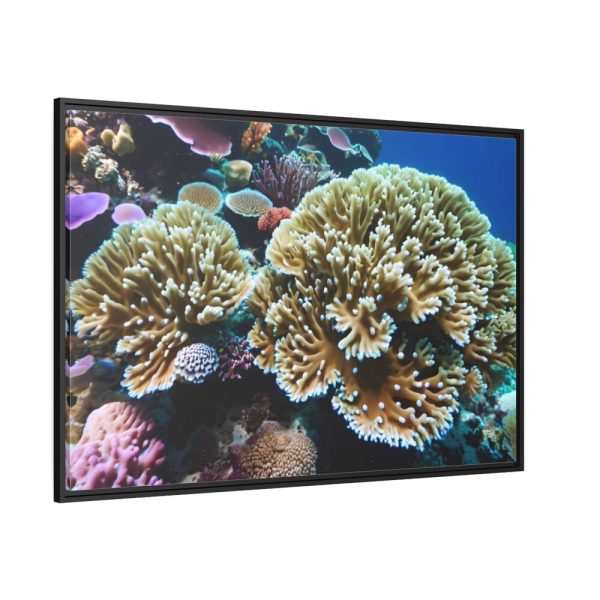 88289-170.jpg Coral Reef In The Ocean Framed Canvas